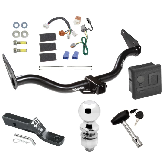 Trailer Tow Hitch For 05-15 Nissan Xterra All Models Deluxe Package Wiring 2" Ball and Lock