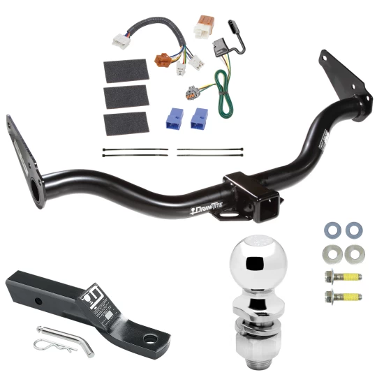 Trailer Tow Hitch For 05-15 Nissan Xterra All Models Complete Package w/ Wiring and 2" Ball