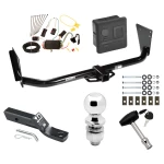 Trailer Tow Hitch For 04-06 Dodge Durango All Models Deluxe Package Wiring 2" Ball and Lock