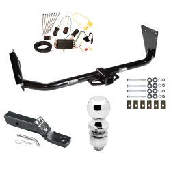 Trailer Tow Hitch For 04-06 Dodge Durango All Models Complete Package w/ Wiring and 2" Ball