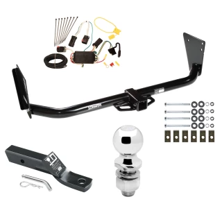 Trailer Tow Hitch For 04-06 Dodge Durango Complete Package w/ Wiring and 2" Ball