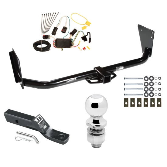 Trailer Tow Hitch For 04-06 Dodge Durango Complete Package w/ Wiring and 2" Ball
