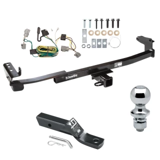 Trailer Tow Hitch For 05-07 Ford Five Hundred Freestyle Complete Package w/ Wiring and 1-7/8" Ball