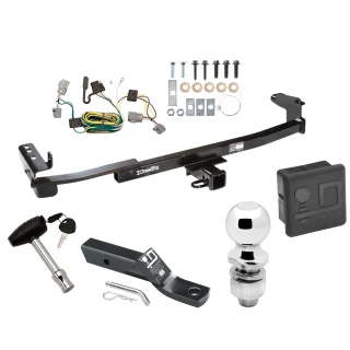 Trailer Tow Hitch For 05-07 Ford Five Hundred Freestyle Deluxe Package Wiring 2" Ball and Lock