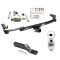 Trailer Tow Hitch For 05-07 Ford Five Hundred Freestyle Complete Package w/ Wiring and 2" Ball