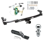 Trailer Tow Hitch For 08-09 Ford Taurus X All Models Complete Package w/ Wiring and 1-7/8" Ball