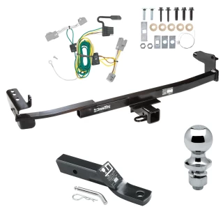 Trailer Tow Hitch For 08-09 Ford Taurus X All Models Complete Package w/ Wiring and 1-7/8" Ball