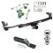 Trailer Tow Hitch For 08-09 Ford Taurus X All Models Complete Package w/ Wiring and 1-7/8" Ball