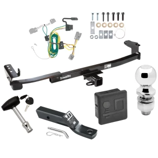 Trailer Tow Hitch For 08-09 Ford Taurus X Deluxe Package Wiring 2" Ball and Lock