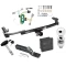 Trailer Tow Hitch For 08-09 Ford Taurus X Deluxe Package Wiring 2" Ball and Lock