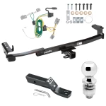 Trailer Tow Hitch For 08-09 Ford Taurus X All Models Complete Package w/ Wiring and 2" Ball
