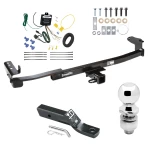 Trailer Tow Hitch For 08-09 Mercury Montego All Models Complete Package w/ Wiring and 2" Ball