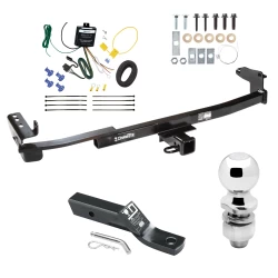 Trailer Tow Hitch For 08-09 Mercury Montego All Models Complete Package w/ Wiring and 2" Ball