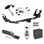 Trailer Tow Hitch For 04-07 Chrysler Town and Country Dodge Grand Caravan w/ Stow-n-Go Seats Deluxe Package Wiring 2" Ball and Lock