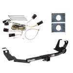 Trailer Tow Hitch For 04-07 Chrysler Town and Country Dodge Grand Caravan w/ Stow-n-Go Seats w/ Wiring Harness Kit