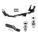 Trailer Tow Hitch For 05-07 Chrysler Town & Country Dodge Grand Caravan w/Stow & Go Seats Receiver w/ 1-7/8" and 2" Ball