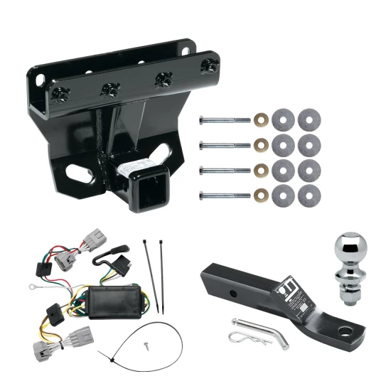 Trailer Tow Hitch For 05-06 Jeep Grand Cherokee Except SRT8 Complete Package w/ Wiring and 1-7/8" Ball