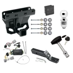 Trailer Tow Hitch For 05-06 Jeep Grand Cherokee Except SRT8 Deluxe Package Wiring 2" Ball and Lock