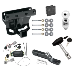 Trailer Tow Hitch For 05-06 Jeep Grand Cherokee Except SRT8 Deluxe Package Wiring 2" Ball and Lock