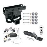 Trailer Tow Hitch For 05-06 Jeep Grand Cherokee Except SRT8 Complete Package w/ Wiring and 2" Ball