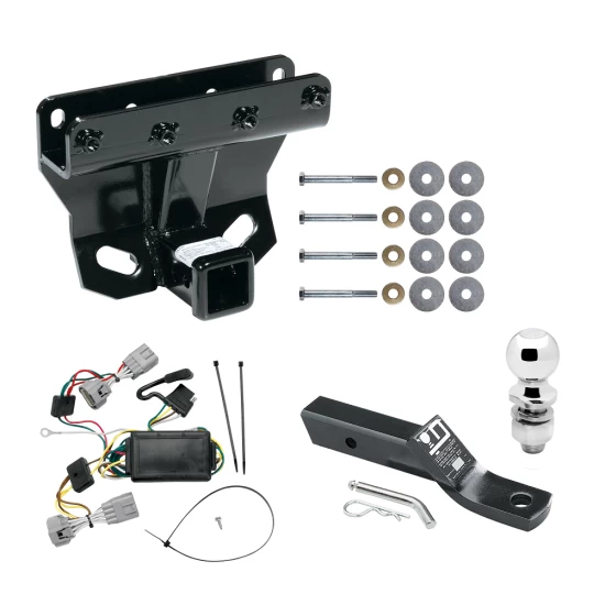 Trailer Tow Hitch For 05-06 Jeep Grand Cherokee Except SRT8 Complete Package w/ Wiring and 2" Ball