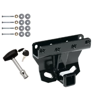 Trailer Tow Hitch For 05-10 Jeep Grand Cherokee Except SRT8 06-10 Commander w/ Security Lock Pin Key