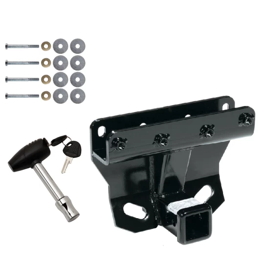 Trailer Tow Hitch For 05-10 Jeep Grand Cherokee Except SRT8 06-10 Commander w/ Security Lock Pin Key