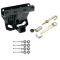 Trailer Tow Hitch For 05-10 Jeep Grand Cherokee Except SRT8 06-10 Commander New w/ J-Pin Anti-Rattle Lock