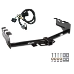 Trailer Tow Hitch For 99-13 Chevy Silverado GMC Sierra 1500 HD 99-04 2500 LD (07-07 Classic) Standard or Step Bumper w/ Wiring Harness Kit