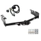 Trailer Tow Hitch For 99-13 Chevy Silverado GMC Sierra 1500 HD 99-04 2500 LD (07-07 Classic) Standard or Step Bumper w/ Wiring Harness Kit