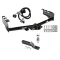 Trailer Tow Hitch For 99-13 Chevy Silverado GMC Sierra 1500 HD 99-04 2500 LD (07-07 Classic) Standard or Step Bumper Complete Package w/ Wiring and 2" Ball