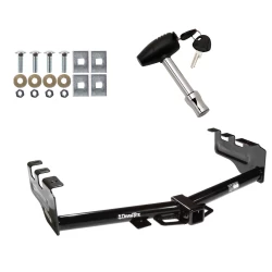 Trailer Tow Hitch For 99-13 Chevy Silverado GMC Sierra 1500 2007 Classic 99-04 2500 LD 01-06 1500 HD w/ Security Lock Pin Key