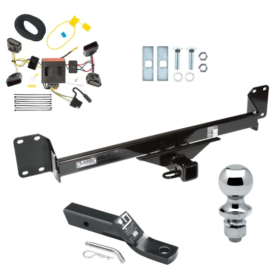 Custom Fit Trailer Hitch Wiring Harness (Plug & Play) 2" Drop Ball-Mount w/ Pin/Clip 1-7/8" Chrome Ball Installation Hardware Installation Instructions 75363 118509 23 63816 Draw-Tite Trailer Tow Hitch 04-10 Volkswagen Touareg Complete Pack Trailer Tow Hitch For 04-10 Volkswagen Touareg Complete Package w/ Wiring and 1-7/8" Ball