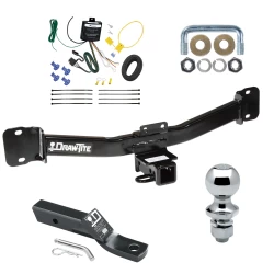 Trailer Tow Hitch For 04-10 BMW X3 All Models Complete Package w/ Wiring and 1-7/8" Ball