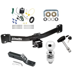 Trailer Tow Hitch For 04-10 BMW X3 All Models Deluxe Package Wiring 2" Ball and Lock