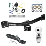 Trailer Tow Hitch For 04-10 BMW X3 All Models Complete Package w/ Wiring and 2" Ball