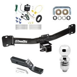 Trailer Tow Hitch For 04-10 BMW X3 All Models Complete Package w/ Wiring and 2" Ball
