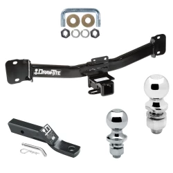 Trailer Tow Hitch For 04-10 BMW X3 All Models Receiver w/ 1-7/8" and 2" Ball