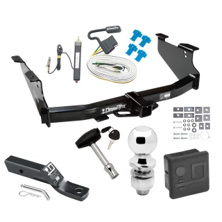 Trailer Tow Hitch For 03-08 Dodge Ram 1500 03-10 2500 3500 Deluxe Package Wiring 2" Ball and Lock