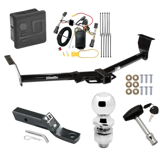 Trailer Tow Hitch For 06-14 KIA Sedona 07-08 Hyundai Entourage Deluxe Package Wiring 2" Ball and Lock