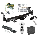 Trailer Tow Hitch For 02-07 Buick Rendezvous 01-05 Pontiac Aztek Deluxe Package Wiring 2" Ball and Lock