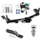 Trailer Tow Hitch For 06-10 Ford Explorer Mercury Mountaineer Complete Package w/ Wiring and 1-7/8" Ball
