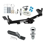 Trailer Tow Hitch For 06-10 Ford Explorer Mercury Mountaineer Complete Package w/ Wiring and 1-7/8" Ball