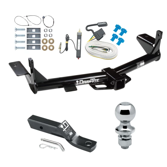 Trailer Tow Hitch For 06-10 Ford Explorer Mercury Mountaineer Complete Package w/ Wiring and 1-7/8" Ball