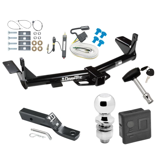 Trailer Tow Hitch For 06-10 Ford Explorer Mercury Mountaineer Deluxe Package Wiring 2" Ball and Lock