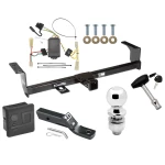 Trailer Tow Hitch For 06-13 Suzuki Grand Vitara All Models Deluxe Package Wiring 2" Ball and Lock