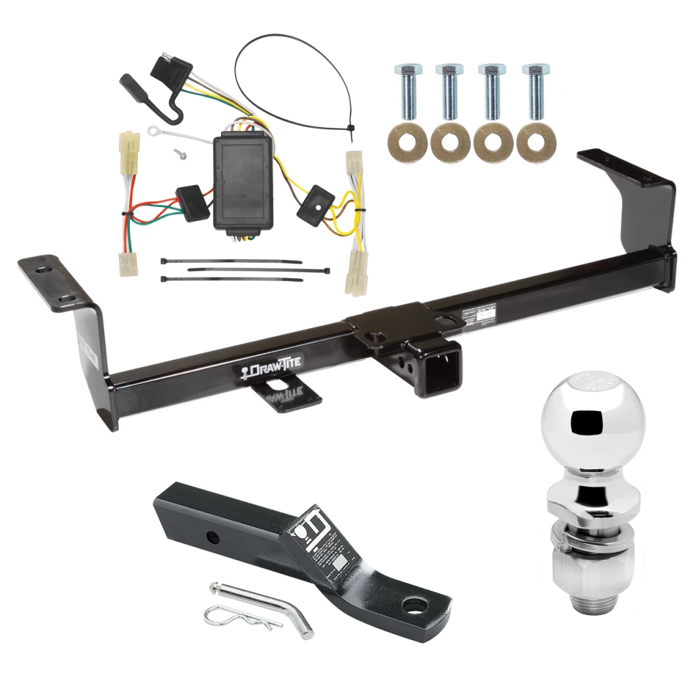 Trailer Tow Hitch For 06-13 Suzuki Grand Vitara All Models Complete Package w/ Wiring and 2" Ball