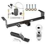 Trailer Tow Hitch For 06-13 Suzuki Grand Vitara All Models Complete Package w/ Wiring and 2" Ball