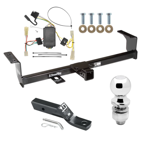 Trailer Tow Hitch For 06-13 Suzuki Grand Vitara All Models Complete Package w/ Wiring and 2" Ball