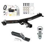 Trailer Tow Hitch For 07-14 Toyota FJ Cruiser All Models Complete Package w/ Wiring and 1-7/8" Ball